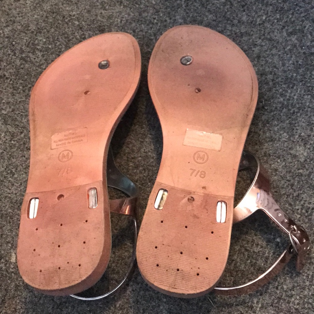Rose Gold Sandals - Picture 2 of 2